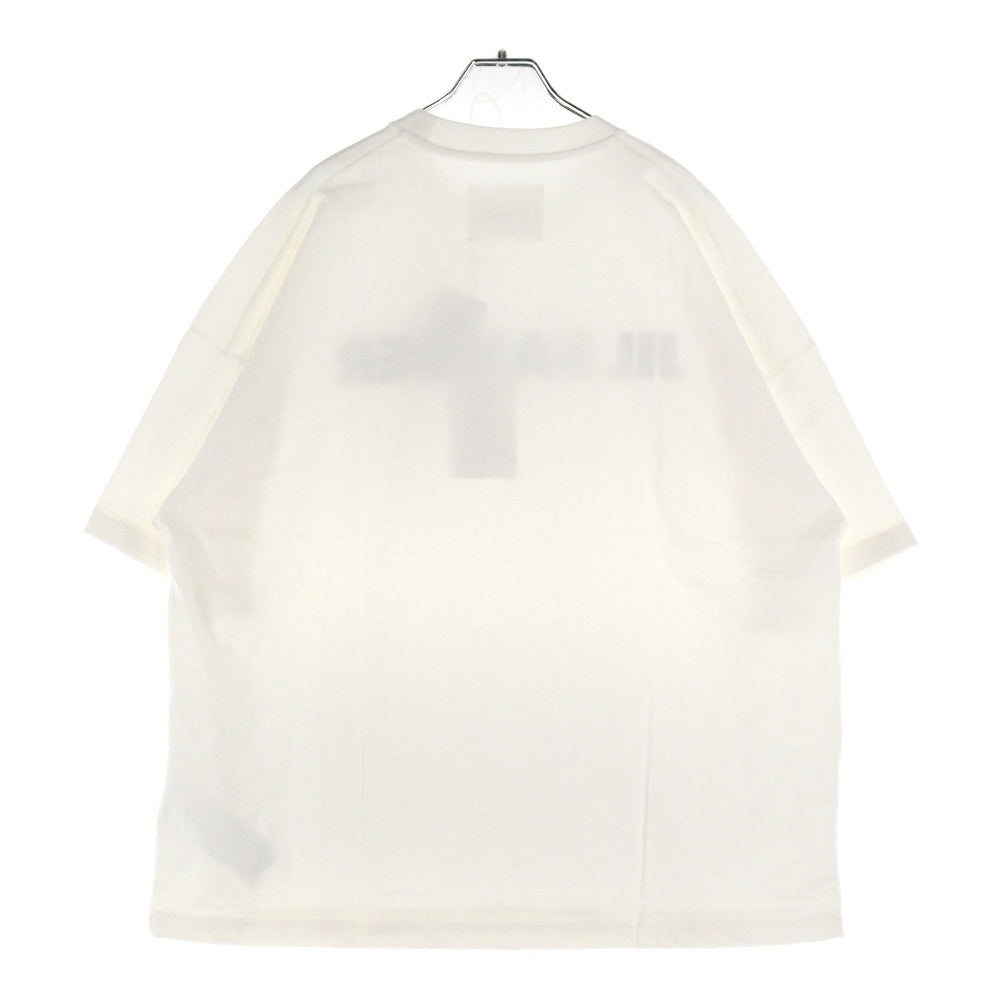 JIL SANDER(ジルサンダー) Logo T-Shirt オーバーサイズ半袖Tシャツ ホワイト J21GC0001 J45148