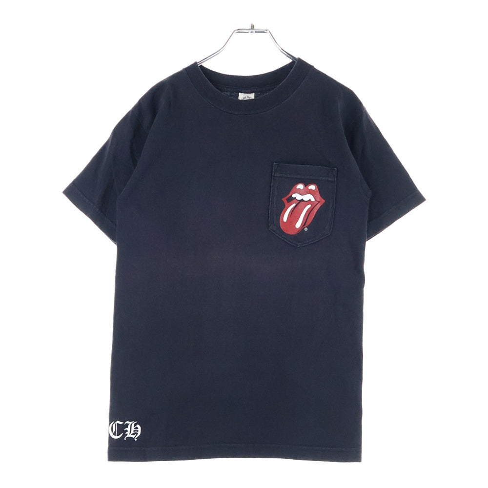 CHROME HEARTS(クロムハーツ) CH T-SHIRT ROLLING STONES リップタン ローリングストーンズ 半袖Tシャツ ブラック