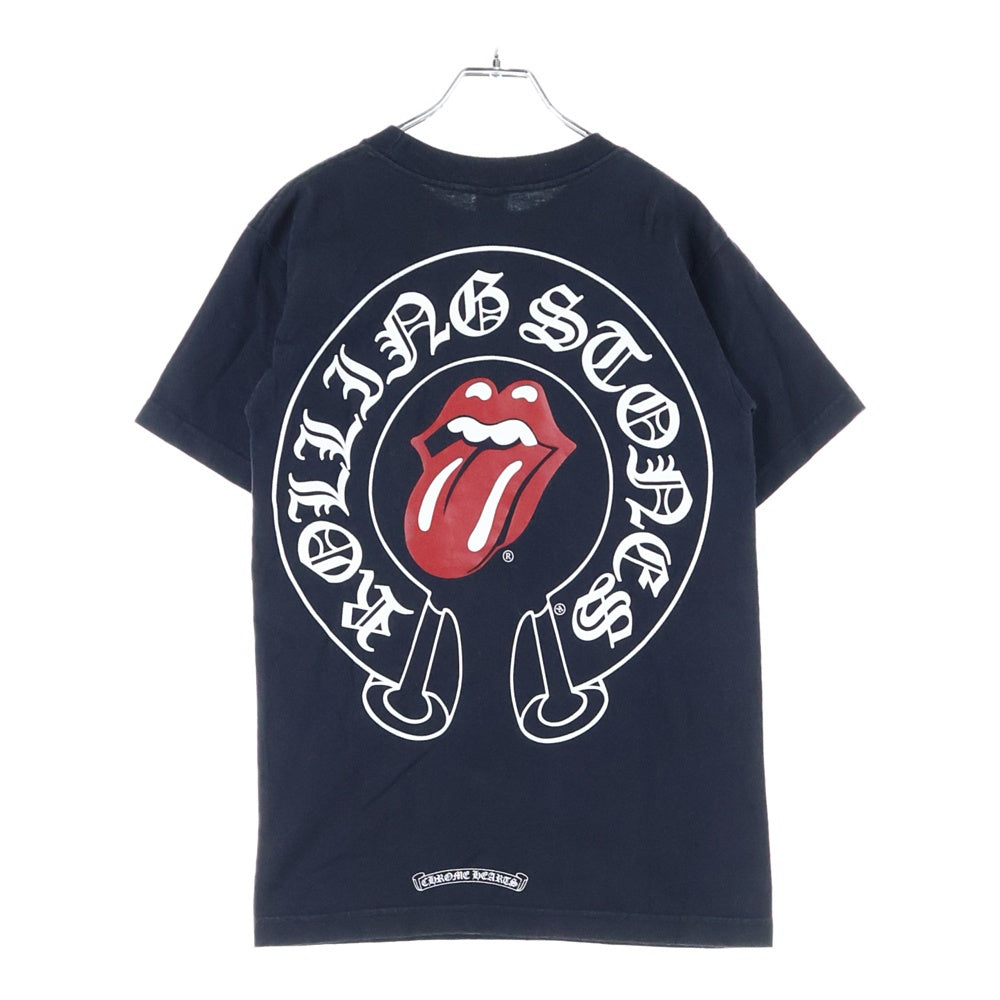 CHROME HEARTS(クロムハーツ) CH T-SHIRT ROLLING STONES リップタン ローリングストーンズ 半袖Tシャツ ブラック