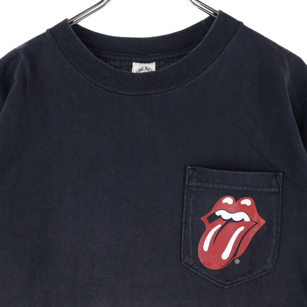 CHROME HEARTS(クロムハーツ) CH T-SHIRT ROLLING STONES リップタン ローリングストーンズ 半袖Tシャツ ブラック