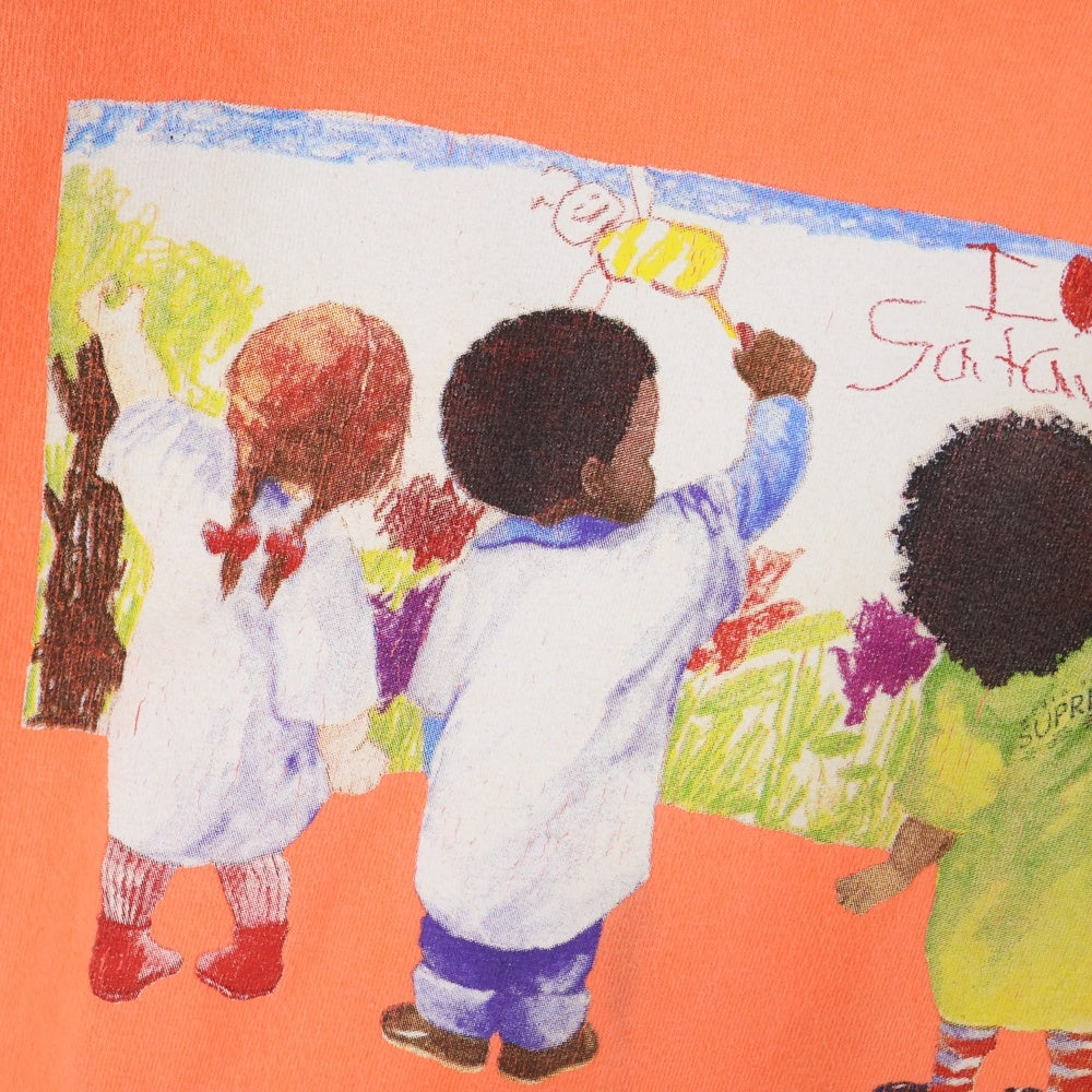 SUPREME(シュプリーム) 19SS Kids Tee キッズプリント 半袖Tシャツ オレンジ