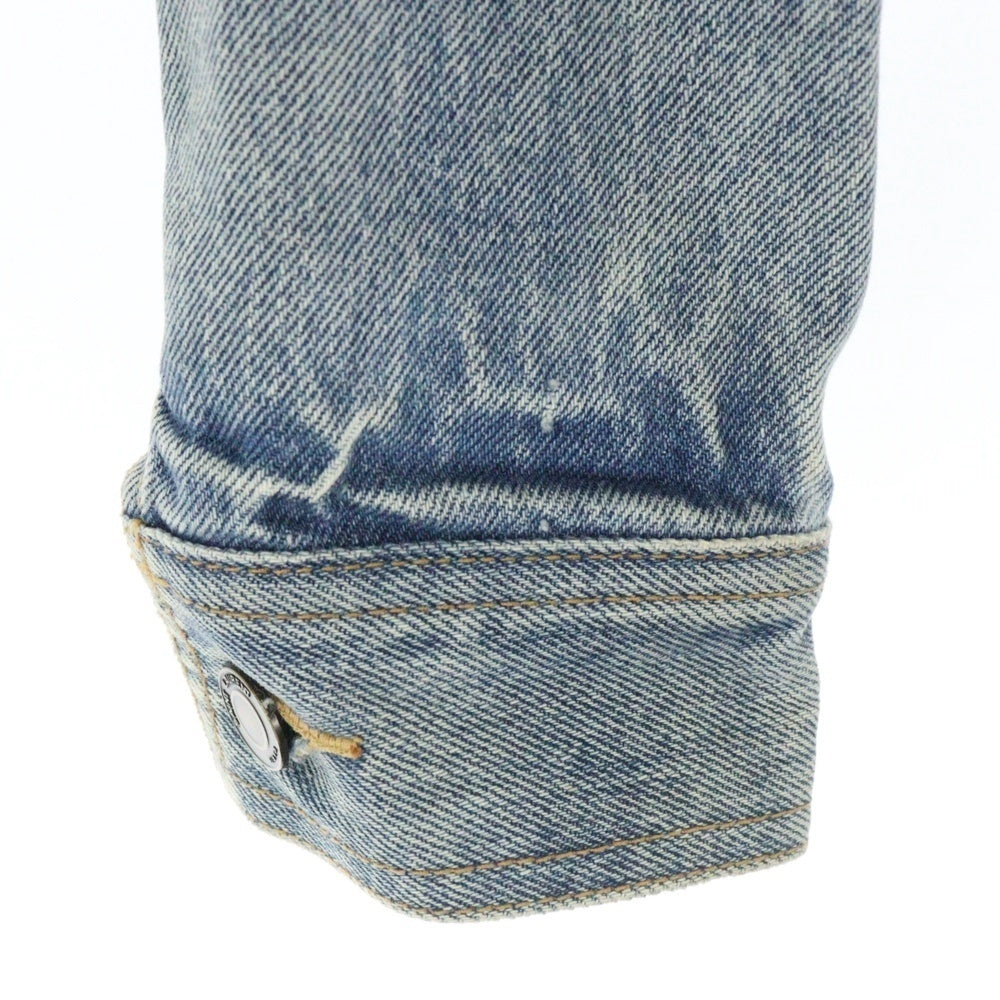 SAINT LAURENT PARIS(サンローランパリ) PATCHED DENIM JACKET パッチ デニム ジャケット インディゴ 500481 YA372 レディース