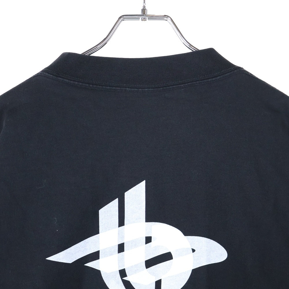 BALENCIAGA(バレンシアガ) 24SS レイヤードスポーツラウンドスウェット クルーネックシャツ ブラック 767860 TPVF3