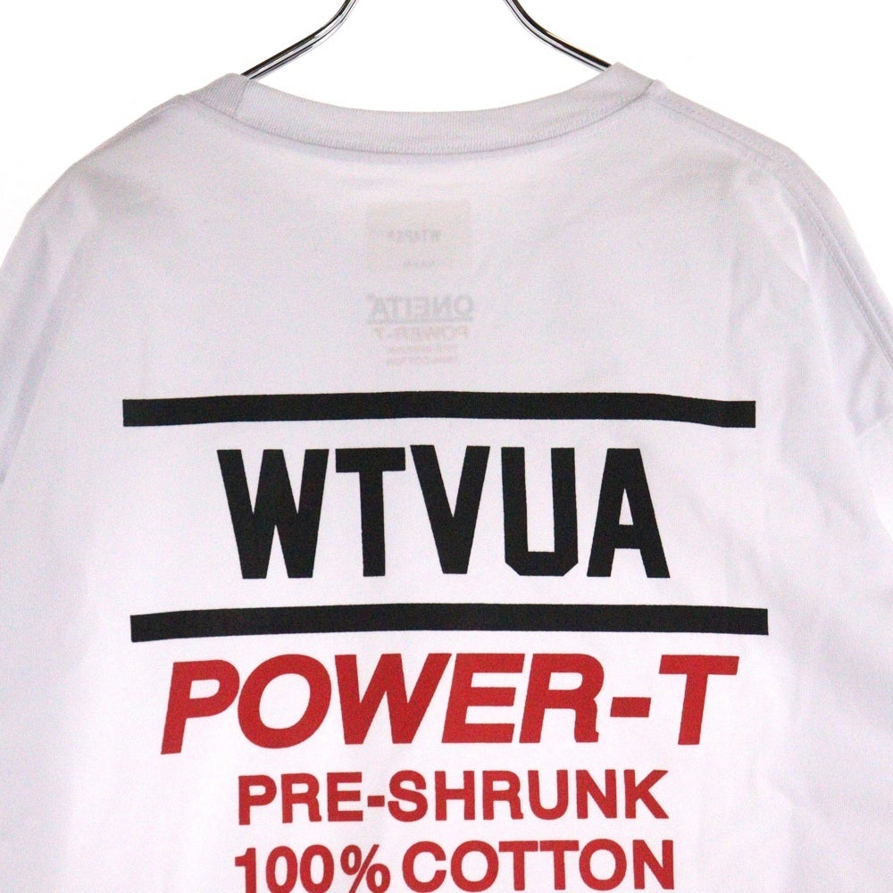 WTAPS(ダブルタップス) 22AW POWER-T /LS /COTTON.ONEITA コットン 長袖Tシャツ カットソー ホワイト 222170ND-CSM02