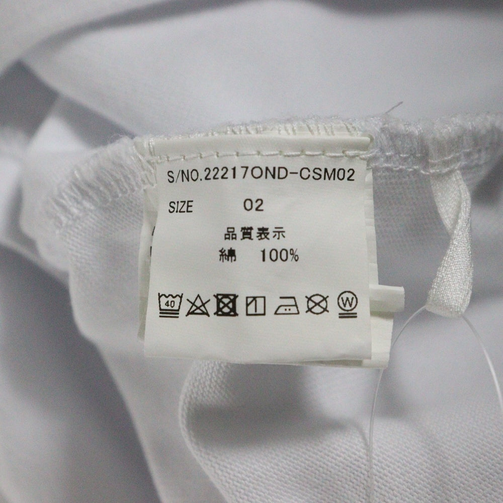 WTAPS(ダブルタップス) 22AW POWER-T /LS /COTTON.ONEITA コットン 長袖Tシャツ カットソー ホワイト 222170ND-CSM02