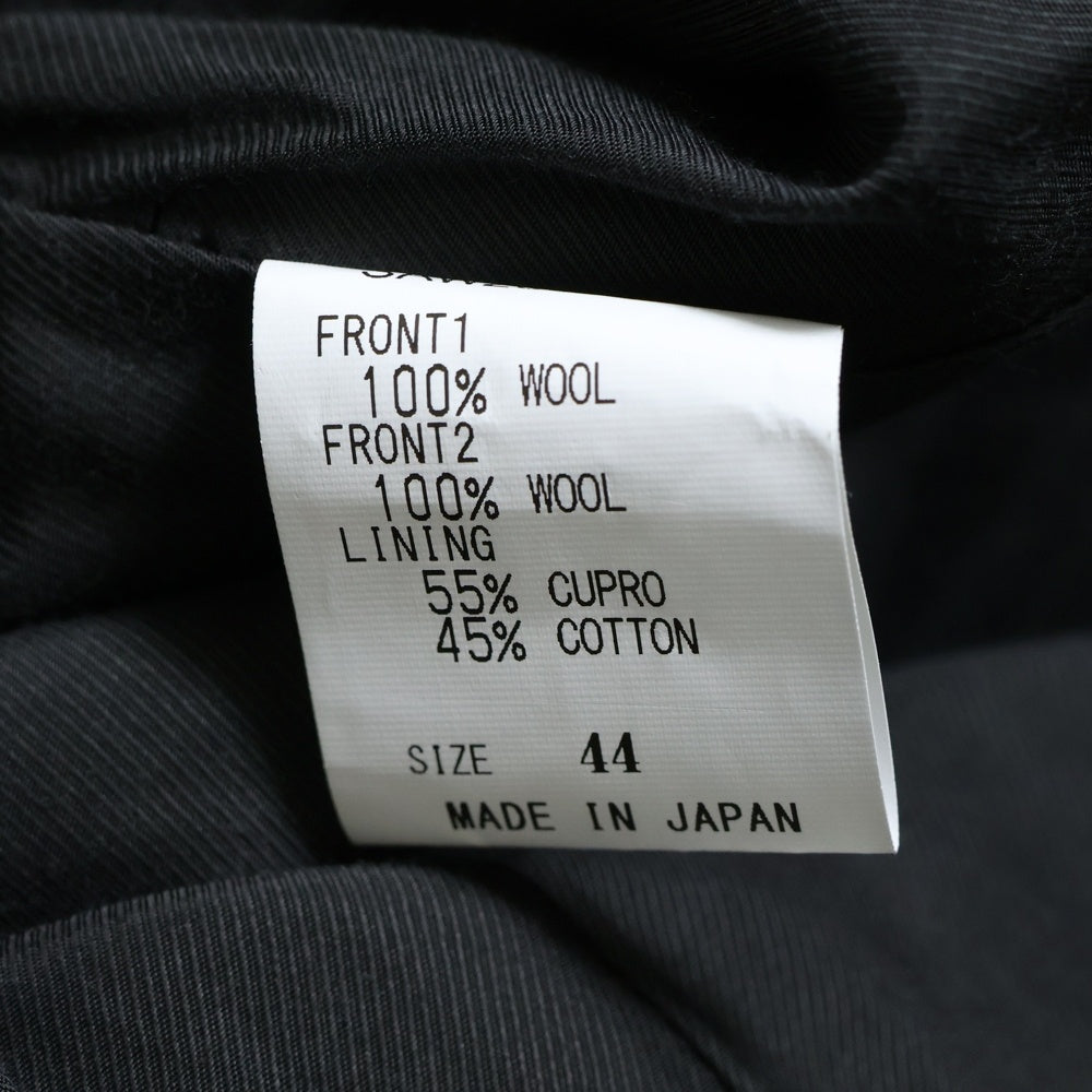 SOSHIOTSUKI(ソウシオオツキ) 20AW HANGING SUITS ハンギングスーツ テーラードジャケット ブラック SAW20JKT01