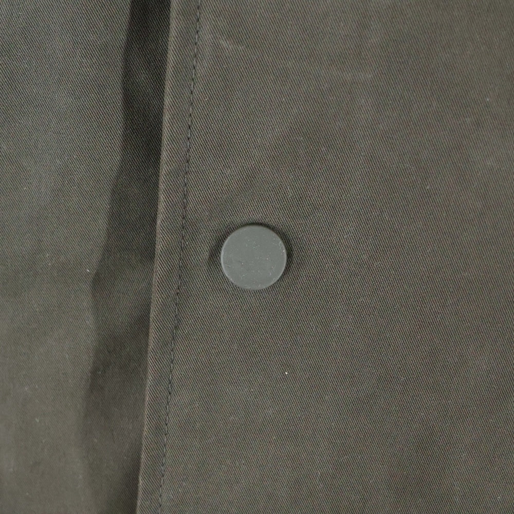 FEAR OF GOD ESSENTIALS(フィアオブゴッド エッセンシャルズ) 23SS Long Coat ロングコート ラバーロゴスナップボタンロングコート ブラウン