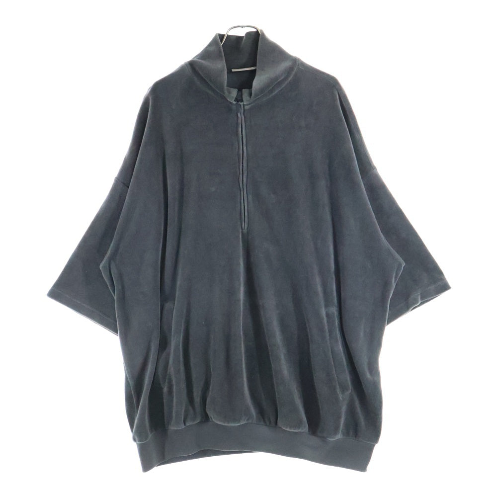 FEAR OF GOD ESSENTIALS(フィアオブゴッド エッセンシャルズ) Half Zip Sweatshirts ハーフジップスウェットシャツ ハーフジッププルオーバー半袖スウェットシャツ ブラウン