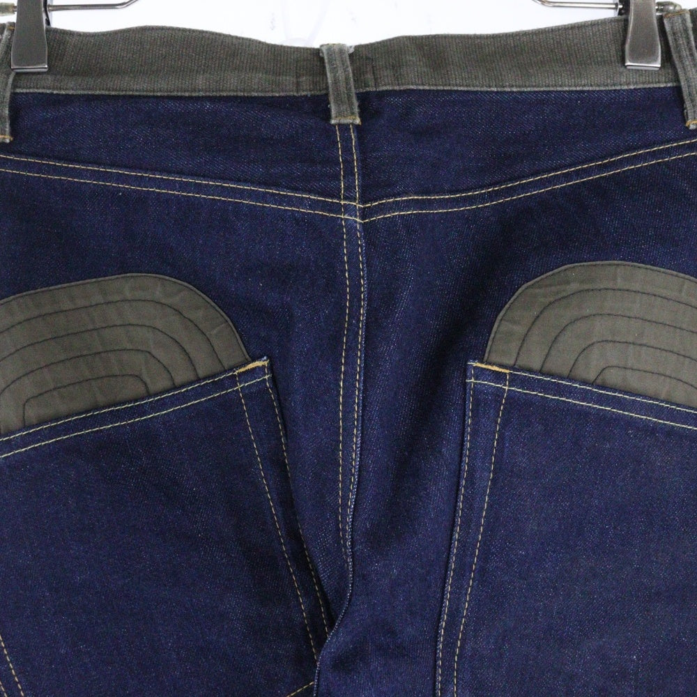 COMME des GARCONS JUNYA WATANABE MAN(コムデギャルソンジュンヤワタナベマン) Pink Double Knee Denim Pants ダブルニー デニムパンツ インディゴ UL-P006