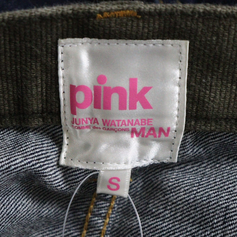 COMME des GARCONS JUNYA WATANABE MAN(コムデギャルソンジュンヤワタナベマン) Pink Double Knee Denim Pants ダブルニー デニムパンツ インディゴ UL-P006