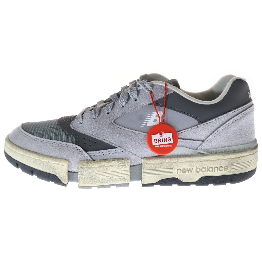 New Balance(ニューバランス) ×Jaden Smith MSFTSrep 0.01 ジェイデン スミス ミスフィッツレップ 0.01 ダメージ加工ローカットスニーカー グレー US8/26cm CTGSJR