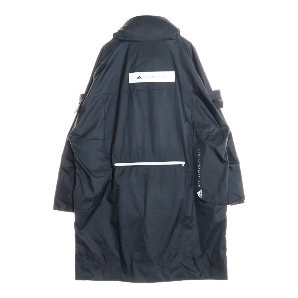 adidas(アディダス) ×Stella McCartney Long Parka ステラマッカートニー ロングパーカー ナイロンコート ブラック H59966