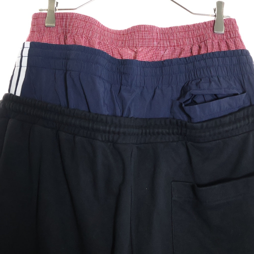 PROJECT G/R(プロジェクトジーアール) 25SS 3 Layerd Sweat pants レイヤードスウェットパンツ ブラック