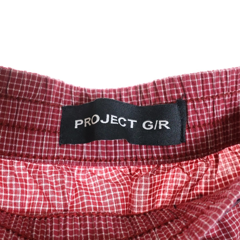 PROJECT G/R(プロジェクトジーアール) 25SS 3 Layerd Sweat pants レイヤードスウェットパンツ ブラック