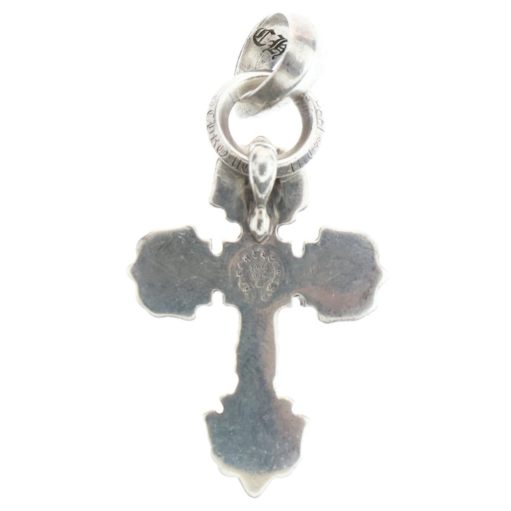 CHROME HEARTS(クロムハーツ) FILIG CROSS-XSM W BALE フィリグリークロスXSベイル wベイル ネックレストップ シルバー BCA262