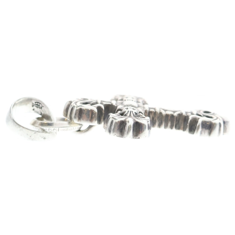 CHROME HEARTS(クロムハーツ) FILIG CROSS-XSM W BALE フィリグリークロスXSベイル wベイル ネックレストップ シルバー BCA262
