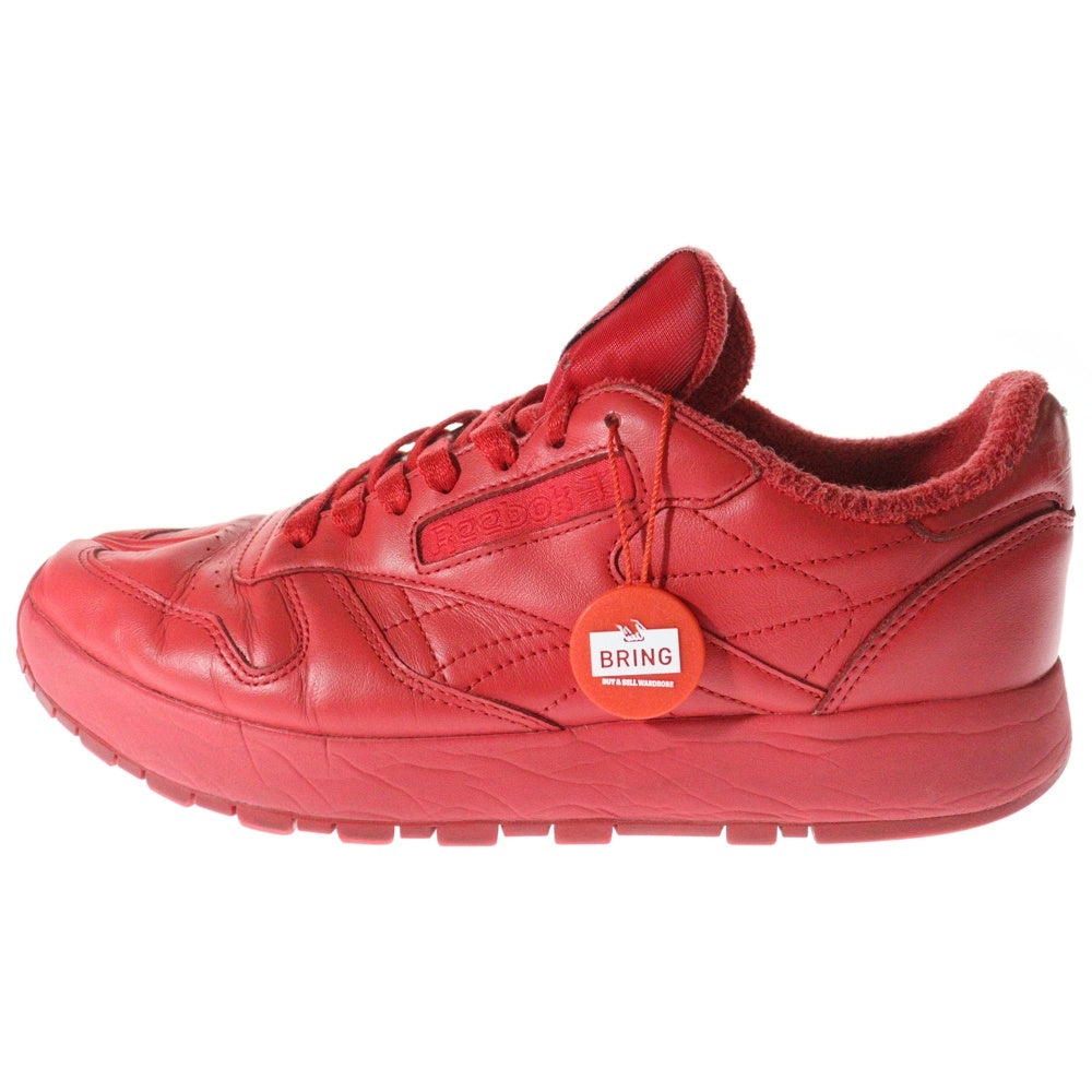 Reebok(リーボック) ×Maison Margiela22 CLASSIC LEATHER TABI メゾンマルジェラ 足袋 タビ ローカットスニーカー レッド S57WS0406