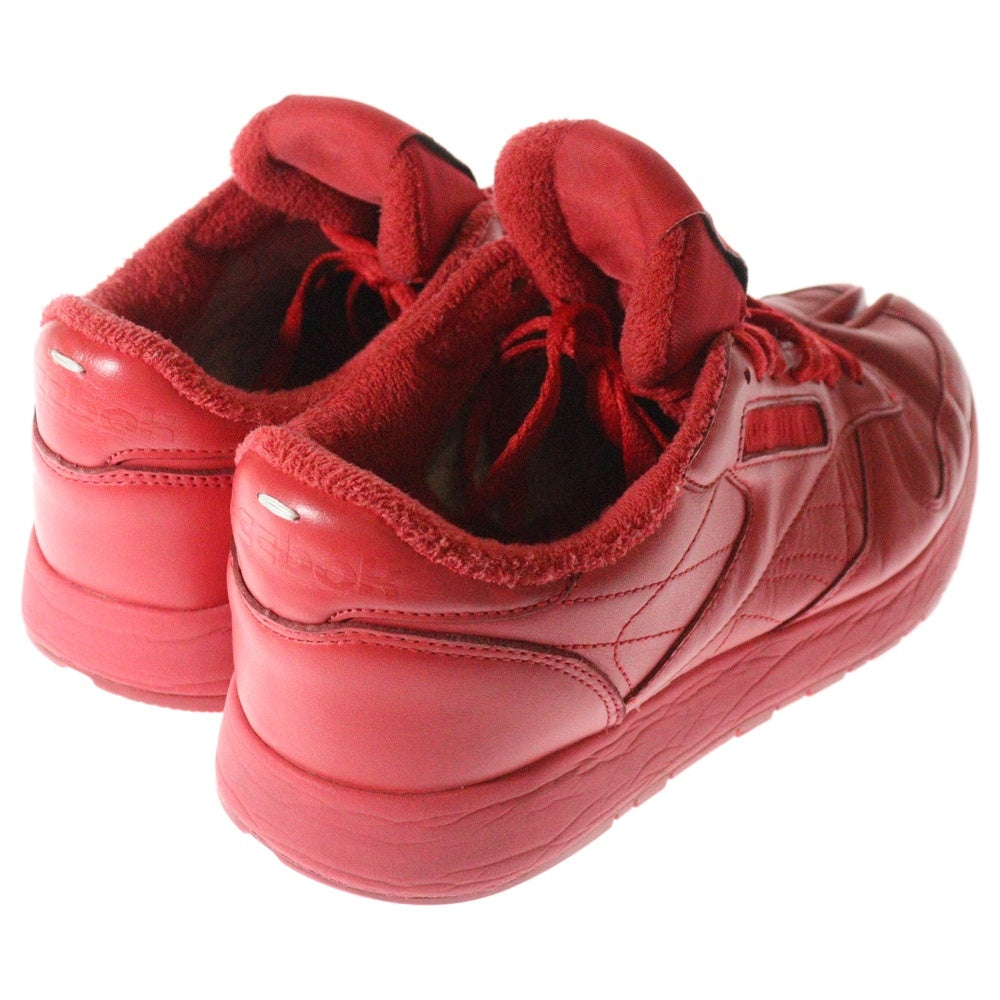 Reebok(リーボック) ×Maison Margiela22 CLASSIC LEATHER TABI メゾンマルジェラ 足袋 タビ ローカットスニーカー レッド S57WS0406