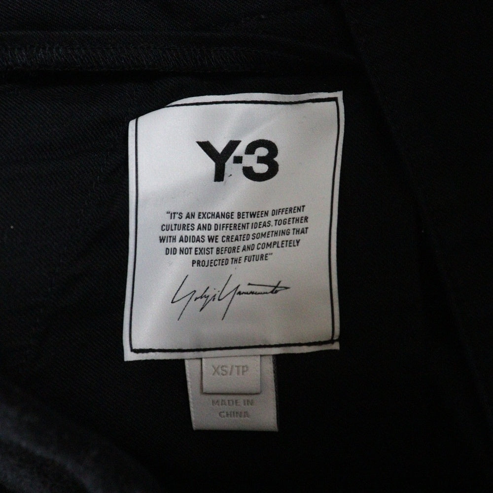 Y-3(ワイスリー) CLASSIC WOOL FLANNEL CUFF PANTS ウールタックパンツ ブラック HB3428