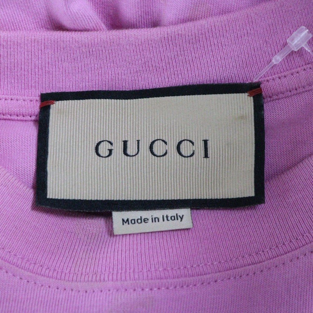 GUCCI(グッチ) Coastal Skater Boy L/S T-Shirt 長袖Tシャツ ロンT ピンク 778363 XJGBN