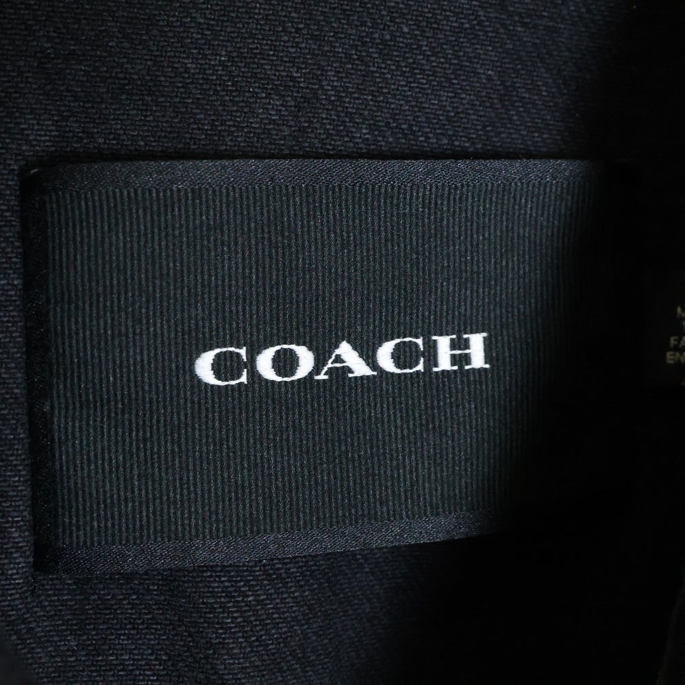 COACH(コーチ) シグネチャー 総柄デニムジャケット ブラック C0918