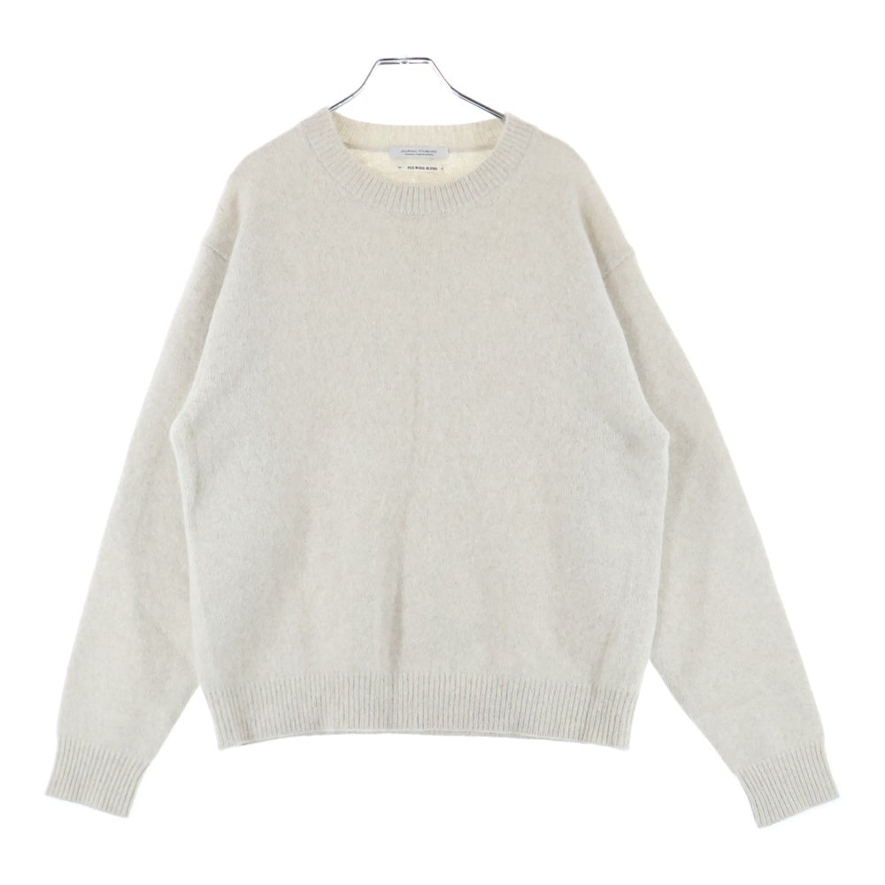 JOURNAL STANDARD(ジャーナルスタンダード) FOX WOOL BREND Sweater クルーネック ウールニットセーター アイボリー 24-080-600-5520-3-0