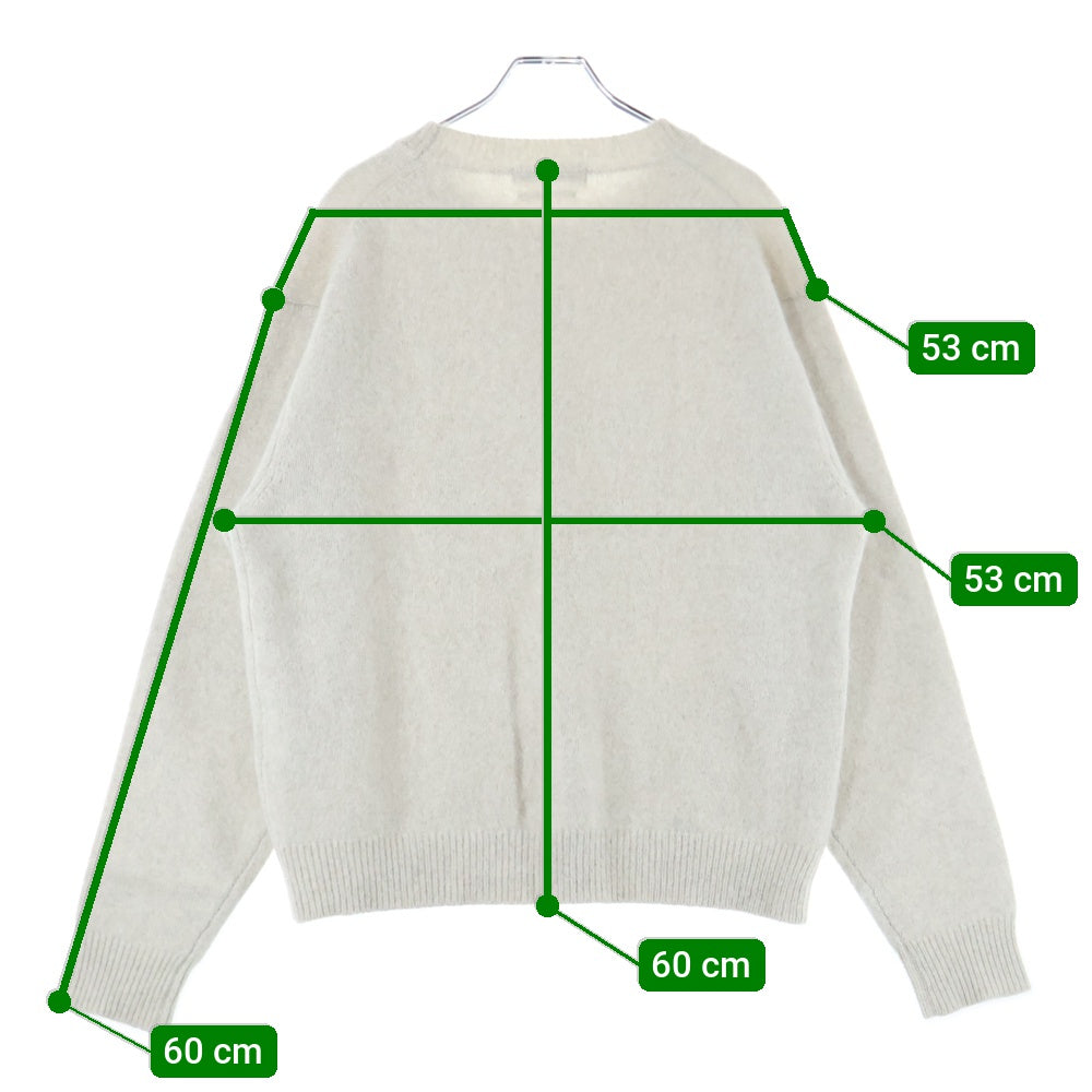 JOURNAL STANDARD(ジャーナルスタンダード) FOX WOOL BREND Sweater クルーネック ウールニットセーター アイボリー 24-080-600-5520-3-0