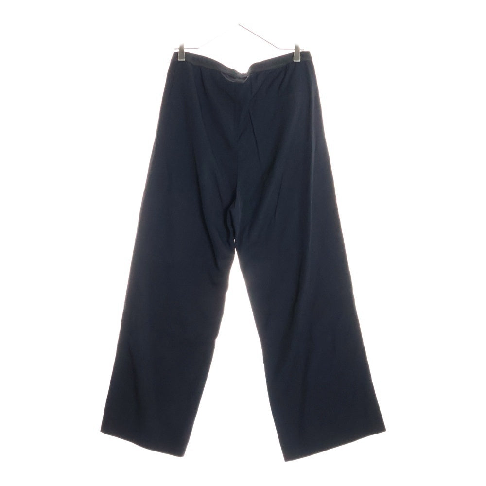 BALENCIAGA(バレンシアガ) Logo Elasticated Waist Wide Leg Trousers ウエストロゴ ワイドイージーパンツ ブラック 675482 TJO25