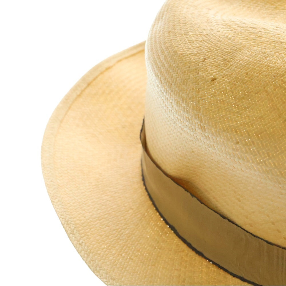 Borsalino(ボルサリーノ) ストローハット 麦わら帽子 ベージュ