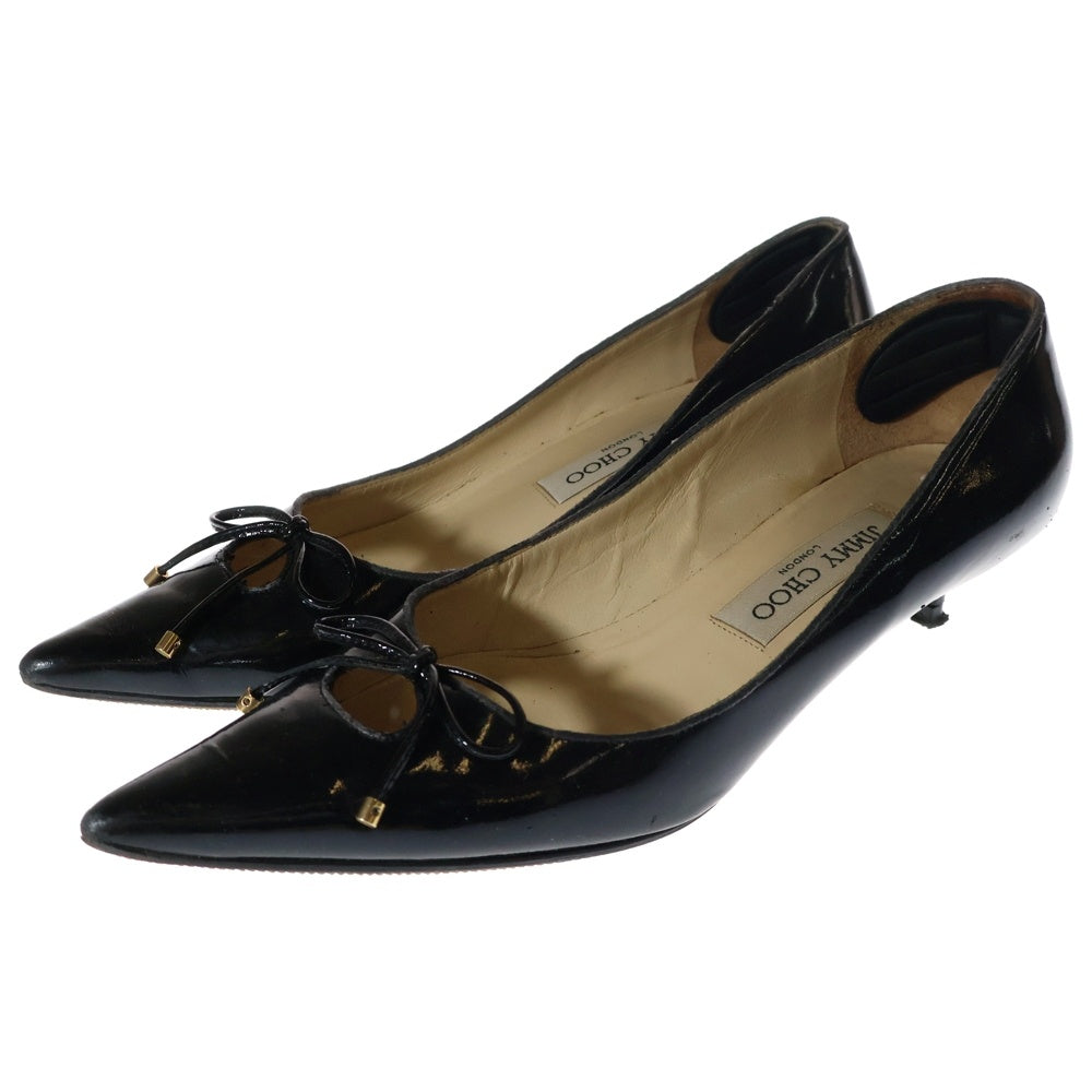 JIMMY CHOO(ジミーチュウ) レザーパンプス ヒール レディース ブラック