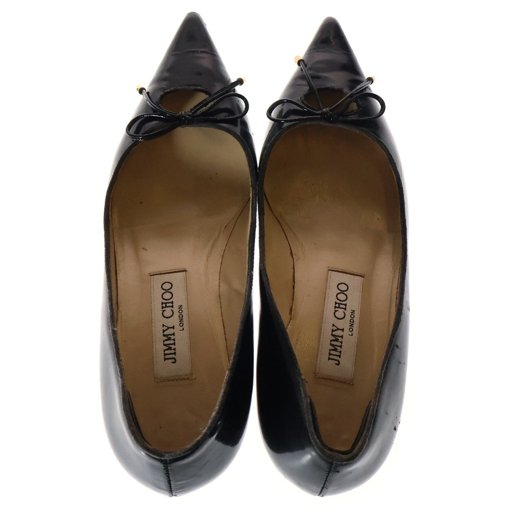 JIMMY CHOO(ジミーチュウ) レザーパンプス ヒール レディース ブラック
