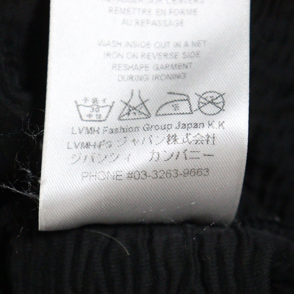 GIVENCHY(ジバンシィ) 15AW Destroy Hoodie デストロイ加工 ロゴプリント プルオーバーパーカー フーディー ブラック 15W 7191 653