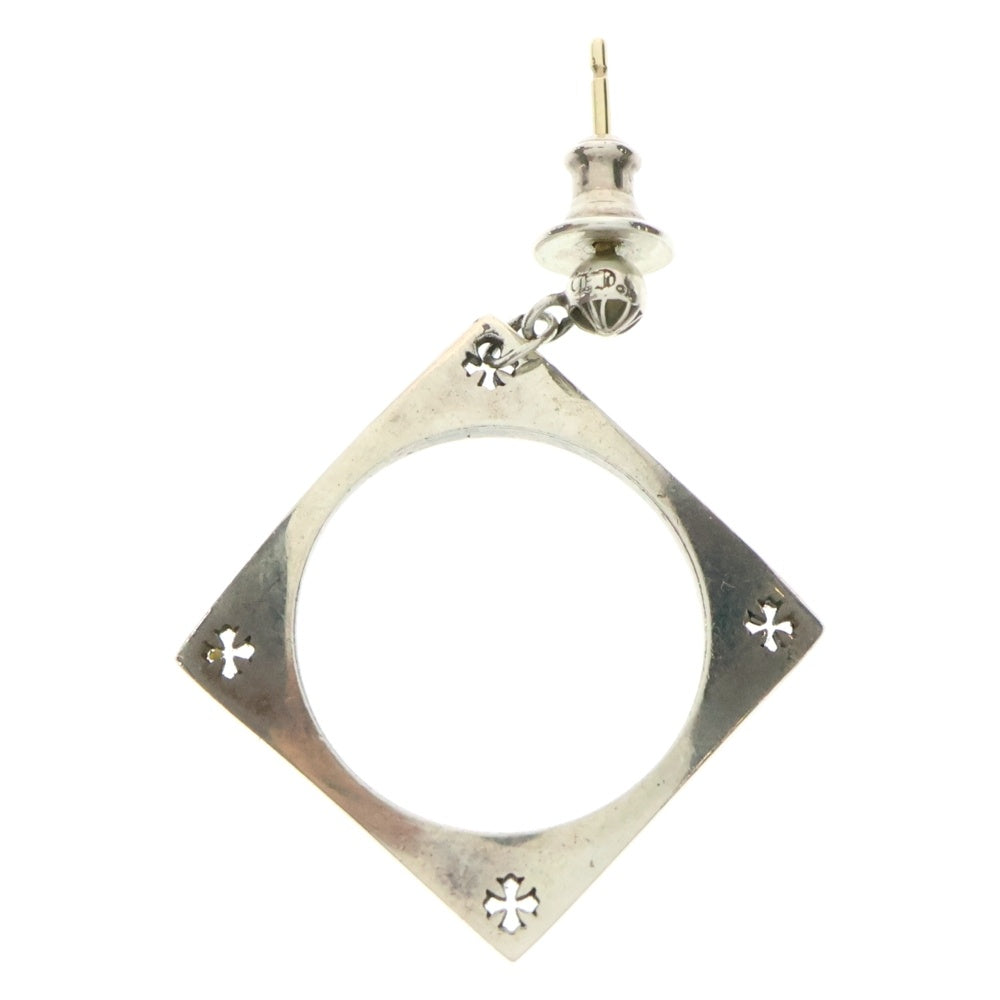 CHROME HEARTS(クロムハーツ) CH KH SQUARE CIRCLE スクエアサークル ピアス シルバー