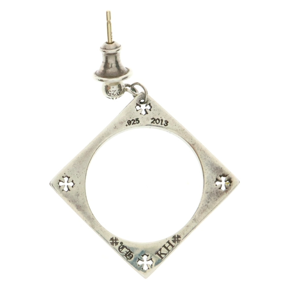 CHROME HEARTS(クロムハーツ) CH KH SQUARE CIRCLE スクエアサークル ピアス シルバー