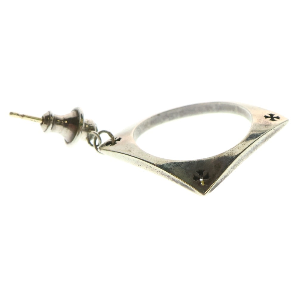 CHROME HEARTS(クロムハーツ) CH KH SQUARE CIRCLE スクエアサークル ピアス シルバー