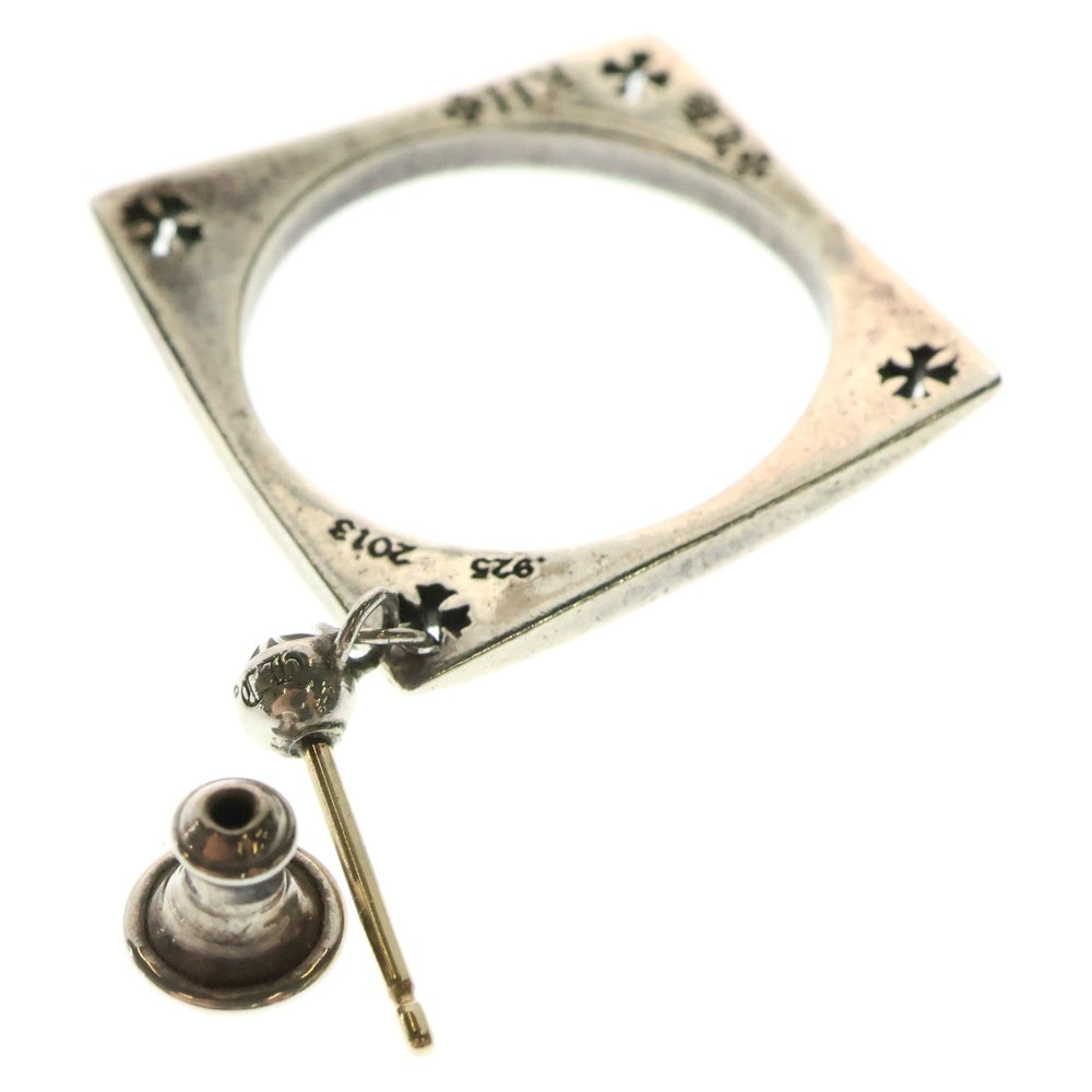 CHROME HEARTS(クロムハーツ) CH KH SQUARE CIRCLE スクエアサークル ピアス シルバー