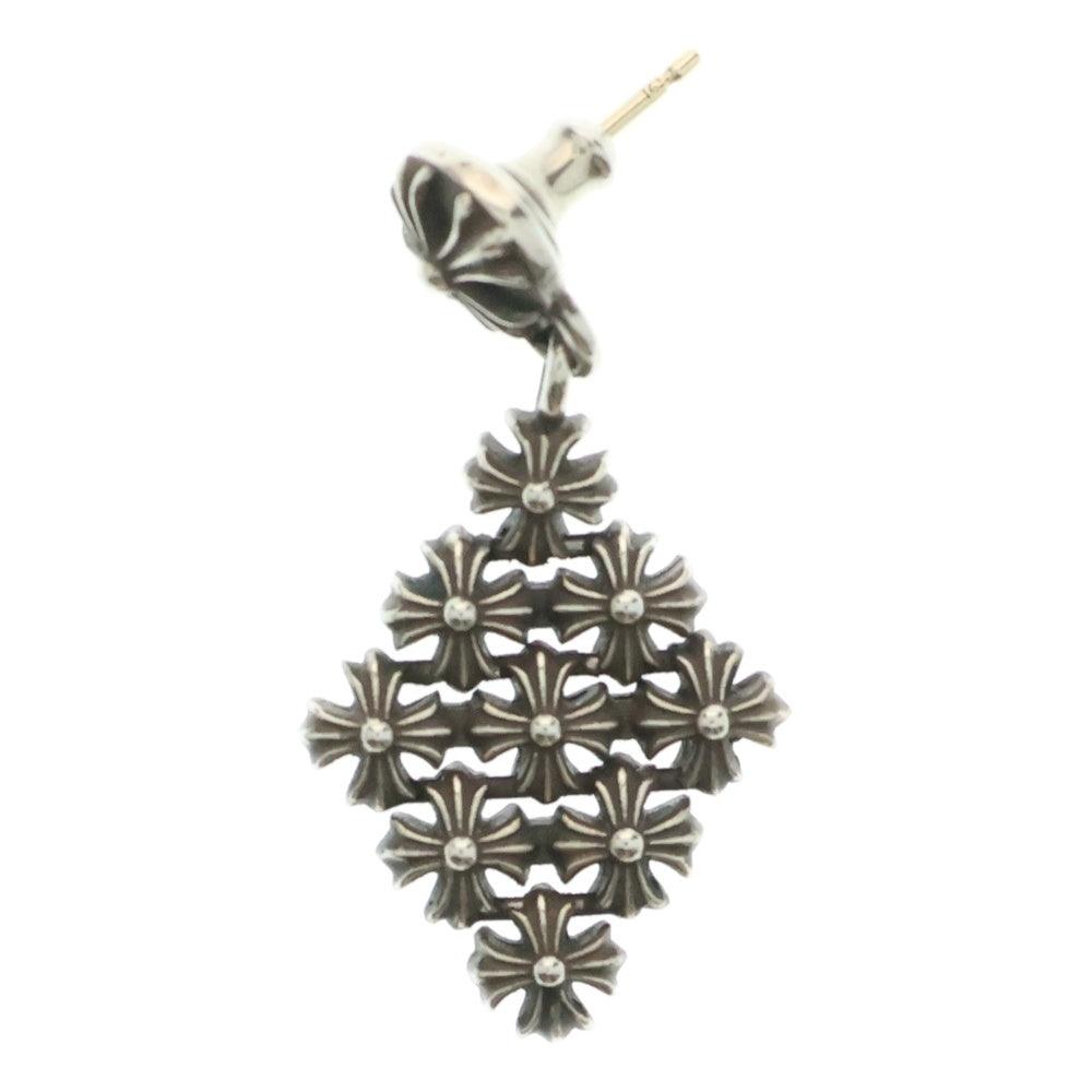 CHROME HEARTS(クロムハーツ) DRP CHN MAIL PLS ドロップ チェーンメイルプラス ピアス シルバー