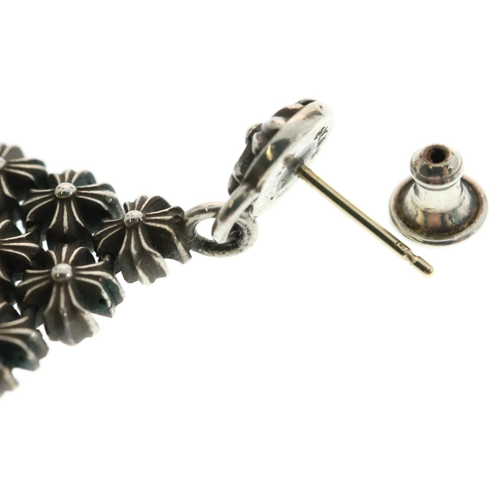 CHROME HEARTS(クロムハーツ) DRP CHN MAIL PLS ドロップ チェーンメイルプラス ピアス シルバー