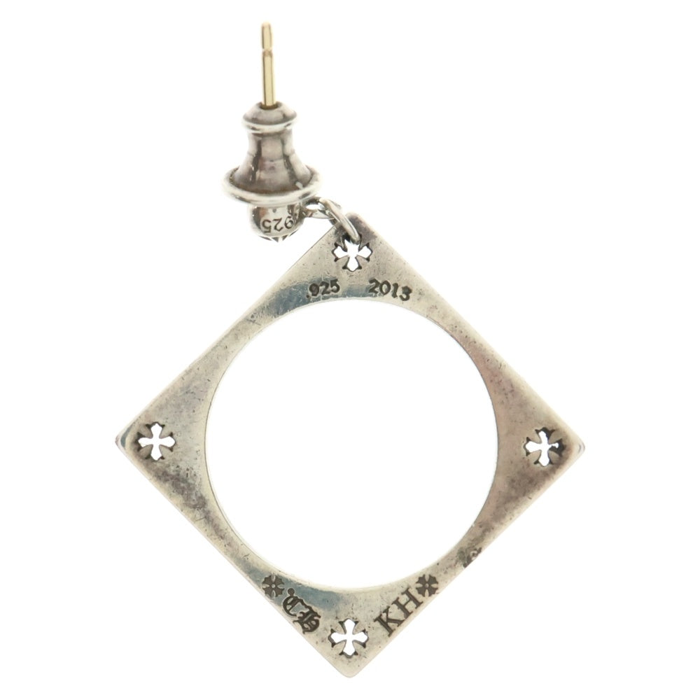 CHROME HEARTS(クロムハーツ) CH KH SQUARE CIRCLE スクエアサークル ピアス シルバー