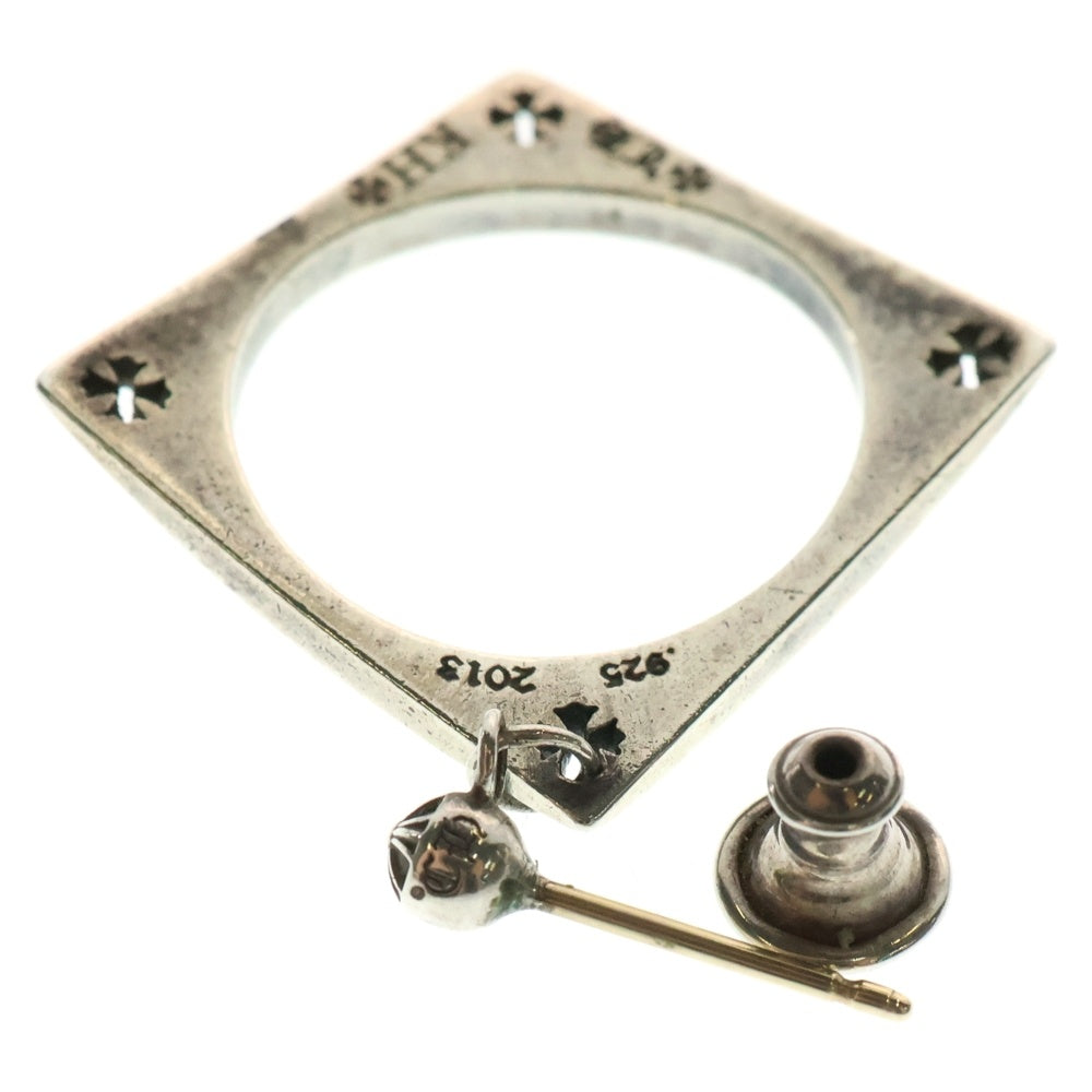 CHROME HEARTS(クロムハーツ) CH KH SQUARE CIRCLE スクエアサークル ピアス シルバー