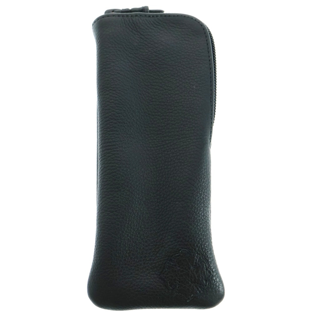 CHROME HEARTS(クロムハーツ) CASE ダガージップ アイウェアケース レザー眼鏡ケース ブラック