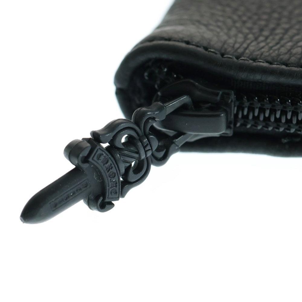 CHROME HEARTS(クロムハーツ) CASE ダガージップ アイウェアケース レザー眼鏡ケース ブラック