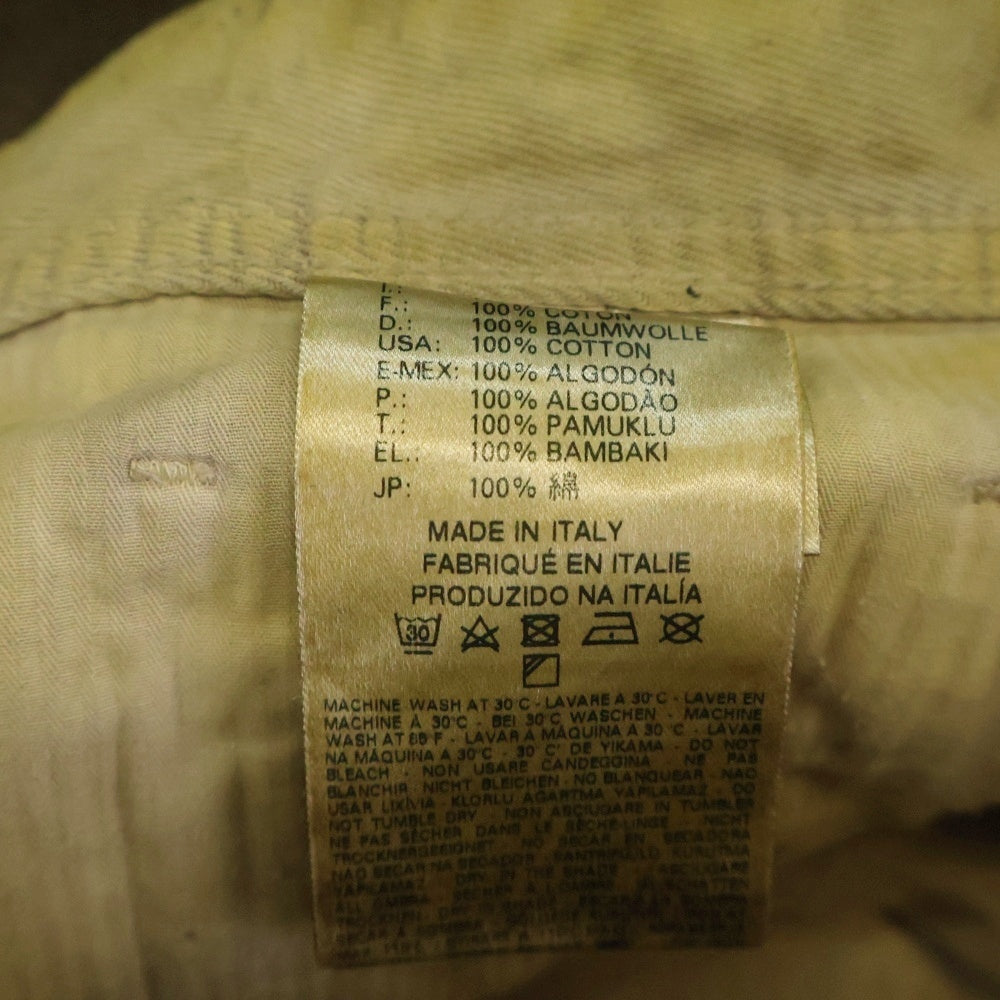 DIESEL BLACK GOLD(ディーゼルブラックゴールド) コーティング スキニーデニムパンツ ベージュ TYPE-242