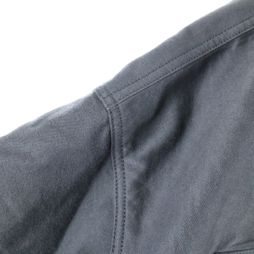 doublet(ダブレット) DEADSTOCK FLASHER JACQUARD SHIRT デッドストックフラッシャー ジャガード長袖シャツ グレー 18SS03Bl61