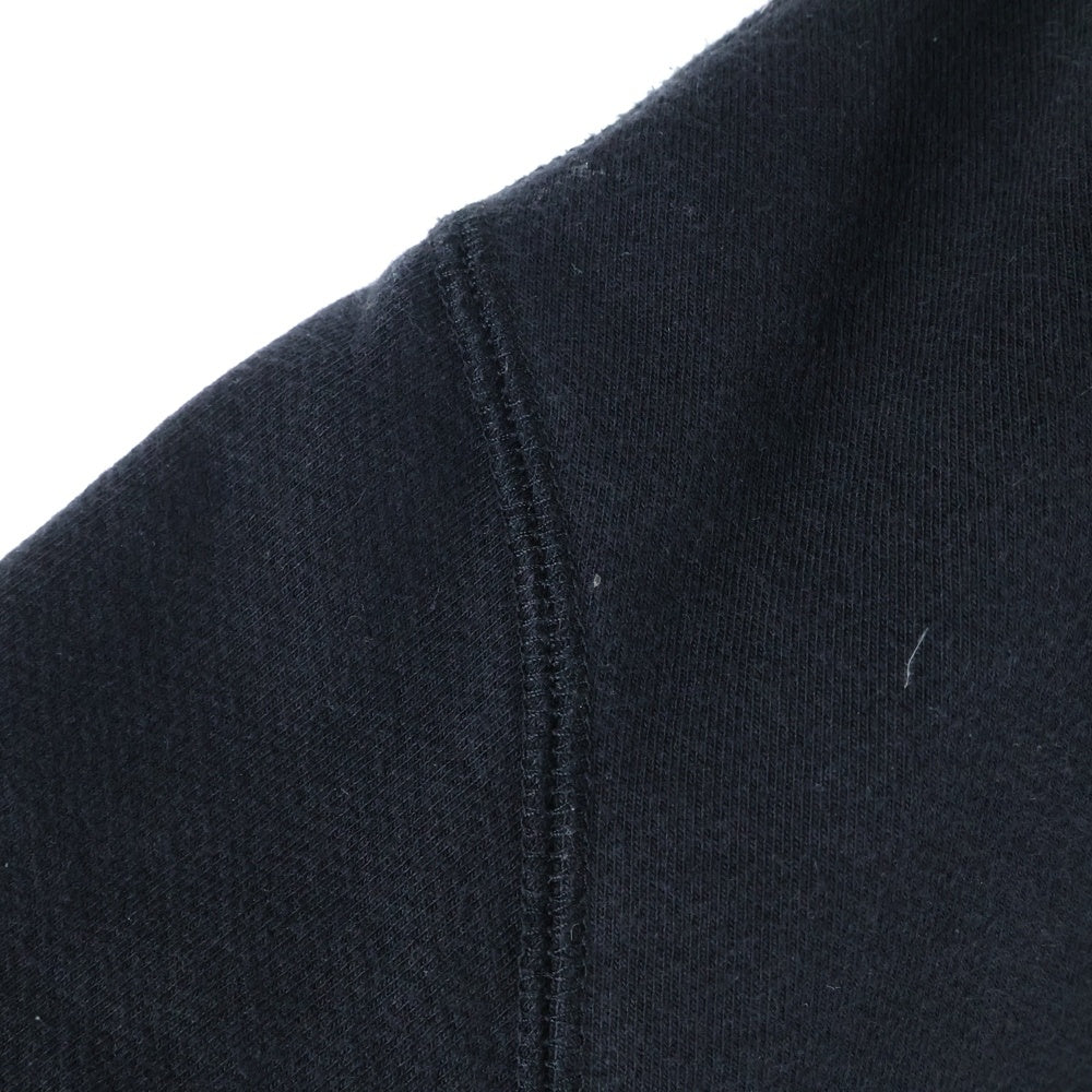 MISBHV(ミスビヘイブ) スタッズ装飾 クルーネックスウェットトレーナー ブラック