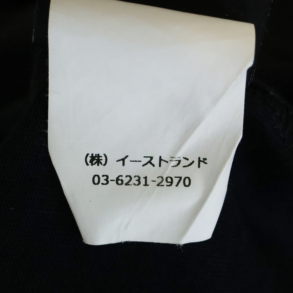 HERON PRESTON(ヘロンプレストン) 18SS STYLE MOCK NECK T-SHIRT モックネック長袖Tシャツ ブラック HMAB001S18600010