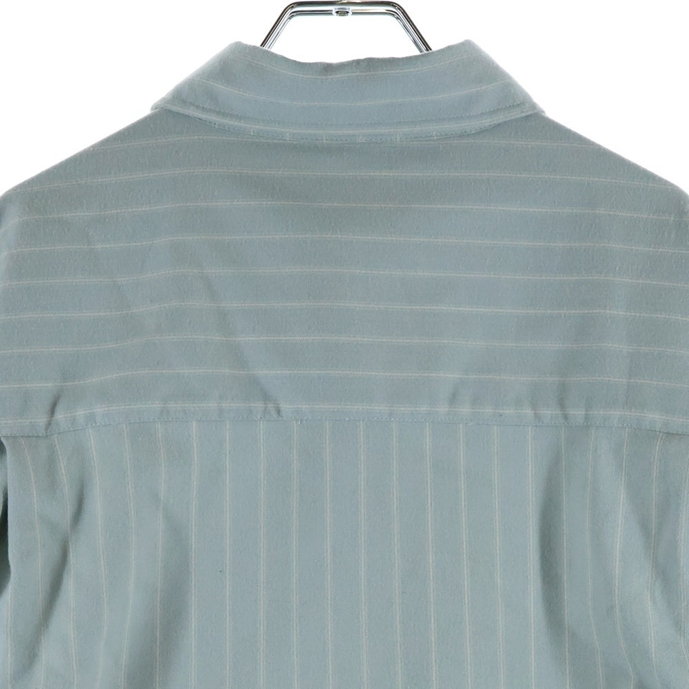 KITH(キス) 25AW Flannel Tomas ストライプ長袖シャツ グリーン