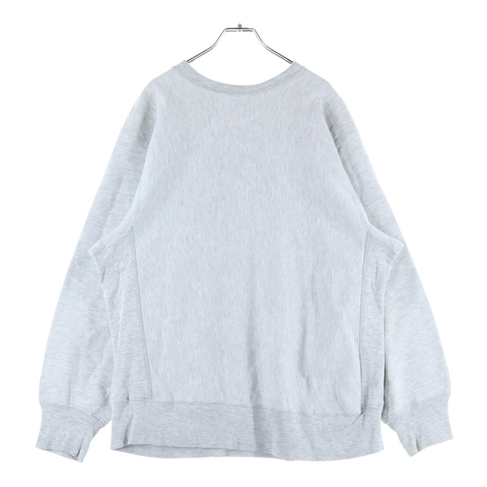 CHAMPION(チャンピオン) 80s Reverse Weave Michigan Rose Bowl リバースウィーブ ミシガンローズボール ロゴプリントクルーネックスウェットシャツ グレー