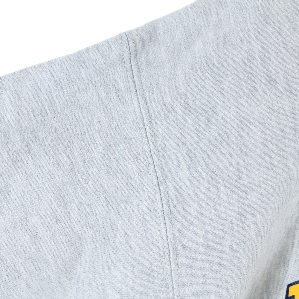CHAMPION(チャンピオン) 80s Reverse Weave Michigan Rose Bowl リバースウィーブ ミシガンローズボール ロゴプリントクルーネックスウェットシャツ グレー