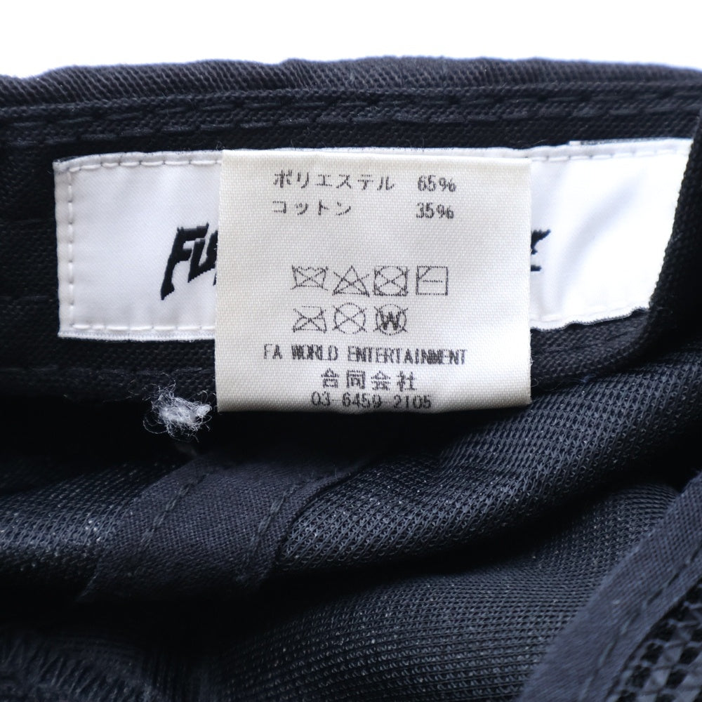 FUCKING AWESOME(ファッキンオーサム) 6 Panel Hat ロゴプリント6パネルキャップ 帽子 ブラック